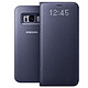 Samsung LED View Cover Violet Samsung Galaxy S8 Etui à rabat avec affichage LED date/heure pour Samsung Galaxy S8