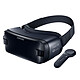 Samsung New Gear VR + Controller Noir Casque de réalité virtuelle avec manette de jeu compatible S8/S8+