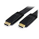 StarTech.com HDMM5MFL Câble plat HDMI haute vitesse avec Ethernet HDMI (mâle)/HDMI (mâle) - 5 mètres