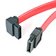 StarTech.com Câble SATA coudé à gauche compatible SATA 3.0 - 46 cm Câble SATA à angle gauche compatible SATA 3.0 (46 cm)