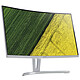 Acer 27" LED - ED273wmidx 1920 x 1080 píxeles - 4 ms - Formato ancho 16/9 - Losa curva de VA - HDMI - Plata (2 años de garantía del fabricante)