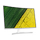 Acer 31.5" LED - ED322Qwmidx 1920 x 1080 píxeles - 4 ms - Formato ancho 16/9 - Losa curva de VA - HDMI - Plata (2 años de garantía del fabricante)