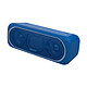 Sony SRS-XB40 Bleu Enceinte portable sans fil, éclairage multicolore, haut-parleurs éclairés, IPX5, Extra Bass, NFC et Bluetooth