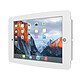 Maclocks Space iPad Pro Enclosure Wall Mount Blanco Soporte de pared con cierre para iPad Pro 12.9" tablet