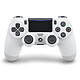 Sony DualShock 4 v2 (blanc) Manette officielle sans fil pour PlayStation 4