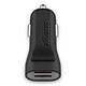 Cabstone Quick Charge 2 Ports USB Car Charger Chargeur allume-cigare compact avec 2 ports USB et charge rapide (compatible tablette, smartphone...)