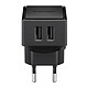 Cabstone Smart IC 2 Ports USB Wall Charger Chargeur mural avec 2 ports USB