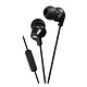 JVC HA-FR15 Black In-ear headphones with remote control and microphone