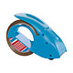 tesa Pack'N'Go Bleu + Rouleau PP silencieux Dérouleur à main rechargeable + rouleau d'adhésif en polypropylène 66 m x 50 mm
