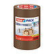 tesa Emballer Extra Strong Packaging Tape 66m x 50mm Brown x 3 Set of 3 extra strong brown PVC adhesive tapes 66 m x 50 mm
