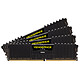 Corsair Vengeance LPX Series Low Profile 32 Go (4x 8 Go) DDR4 3200 MHz CL16 Kit Dual Channel 4 barrettes de RAM DDR4 PC4-25600 - CMK32GX4M4D3200C16 (garantie à vie par Corsair)