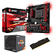 Kit Upgrade PC AMD Ryzen 5 1400 MSI B350M GAMING PRO 8 Go Carte mère Micro-ATX Socket AMD B350 + CPU AMD Ryzen 5 1400 Wraith Stealth Edition (3.2 GHz) + RAM 8 Go