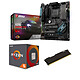 Kit Upgrade PC AMD Ryzen 5 1600 MSI X370 GAMING PRO CARBON 8 Go Carte mère ATX Socket AM4 AMD X370 + CPU AMD R5 1600 (3.2 GHz) + RAM 8 Go DDR4