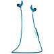 Jaybird Freedom Bleu Écouteurs intra-auriculaires sportifs sans fil Bluetooth avec micro intégré