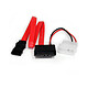 StarTech.com Câble adaptateur Slimline SATA vers SATA avec alimentation LP4 - 30 cm Connecteur Slim Sata vers SATA  (données + alimentation)