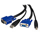 StarTech.com SVUSB2N1_6 Cable KVM 2 en 1 VGA/USB (tipo A y tipo B) - 1.8 metros