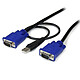 StarTech.com Câble pour Switch KVM 2-en-1 VGA/USB 2-en-1 - 1.8 mètre Cordon KVM VGA/USB 2-en-1 - 1.8 mètre