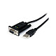 StarTech.com Câble Adaptateur USB 2.0 vers DB9 (Série RS232) - 1 m Câble DCE USB 2.0 (A) / DB9 (série RS232) - 1 m