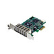 StarTech.com PEXUSB7LP Carte PCI-E 1x vers 6 ports USB 2.0 externes + 1 interne