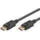 Goobay DisplayPort 1.4 Cable (0.5 mètre) Cordon DisplayPort 1.4 - mâle/mâle - 0.5 mètre - support des résolutions jusqu'à 8K (7680x4320)