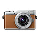 Panasonic Lumix DC-GX800 Chocolat + 12-32 mm Cámara de 16 MP - Zoom digital 4x - Foto y vídeo 4K - Pantalla táctil basculante - Wi-Fi + Lumix G Vario 12-32 mm f/3,5-5,6