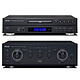 Teac A-R650MKII Noir + CD-P1260 MKII Noir Amplificateur stéréo 2 x 120 Watts + Lecteur CD/CD-R/CD-RW compatible MP3 et WMA