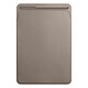 Apple iPad Pro 10.5" Etui Cuir Taupe Etui en cuir supérieur avec porte-stylo pour iPad Pro 10.5"
