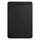 Apple Funda de piel negra iPad Pro 10.5 Funda superior de cuero con portalápices para iPad Pro 10.5".