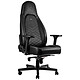 Noblechairs Icon (black/grey) Leatherette seat with 135° reclining backrest and 4D armrests for gamers (up to 150 kg)