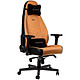 Noblechairs Icon Leather (cognac) Leather seat with 135° reclining backrest and 4D armrests for gamers (up to 150 kg)