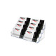 deflecto Business Card Holder transparent 2 x 4 compartments 8 compartment business card dispenser