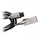 LDLC Cable metálico TC USB/USB Tipo C - 1 m Cable datos/carga para Android y aparatos compatibles
