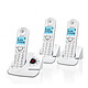 Alcatel F390 Voice Trio Gris Téléphone sans fil avec répondeur et 2 combinés supplémentaires