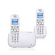 Alcatel XL 385 Duo Blanc Téléphone sans fil avec 1 combiné supplémentaire