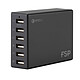 FSP Amport 62 Nero Hub USB a 6 porte con una porta di ricarica veloce USB (colore nero)