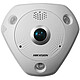 Hikvision DS-2CD6332FWD-I Caméra dôme avec objectif Fisheye 360° IP 66 jour/nuit 2048 x 1536 PoE (Fast Ethernet)