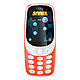 Nokia 3310 (2017) Rouge Téléphone 2G Dual SIM - RAM 16 Mo - Ecran 2.4" 240 x 320 - Bluetooth 3.0 - 1200 mAh