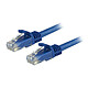 StarTech.com Câble réseau RJ45 Cat6 Gigabit UTP sans crochet - M/M - 50 cm - Bleu Câble RJ45 catégorie 6 UTP 50 cm (Bleu)