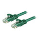 StarTech.com N6PATC50CMGN Cable RJ45 categoría 6 UTP 50 cm (verde)