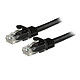 StarTech.com Câble réseau RJ45 Cat6 Gigabit UTP sans crochet - M/M - 5 m - Noir Câble RJ45 catégorie 6 UTP 5 m (Noir)