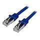 StarTech.com Câble réseau Cat6 blindé SFTP 5 m - M/M - Bleu Câble RJ45 catégorie 6 S/FTP 5 m (Bleu)