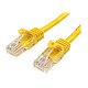StarTech.com 45PAT50CMYL RJ45 Cat 5e UTP cable 50 cm (Yellow)