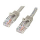 StarTech.com Câble réseau RJ45 Cat5e UTP sans crochet - M/M - 5 m - Gris Câble Ethernet de 5 m - RJ45 catégorie 5e UTP - Gris