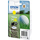 Epson Bola de golf amarilla 34XL - Cartucho de tinta amarilla de alta capacidad (10,8 ml/950 páginas al 5%)
