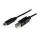 StarTech.com Câble USB-C 2.0 vers USB-B pour imprimante - M/M - 3 m Cordon USB-C mâle / USB-B 2.0 mâle (3 m)