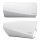 Denon HEOS 3 HS2 Blanc (la paire) Enceintes sans fil multiroom Bass Reflex avec Wi-Fi, Bluetooth, USB compatible Hi-Res Audio (par paire)