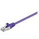 Câble RJ45 catégorie 5e U/UTP 0.5 m (Violet) Câble réseau catégorie 5e