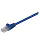 Cable RJ45 category 5e U/UTP 0.3 m (Blue) Category 5 network cable