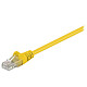 Cable RJ45 category 5e U/UTP 0.15 m (Yellow) Category 5 network cable