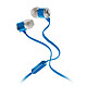 Focal Spark Bleu Cobalt Écouteurs intra-auriculaires Hi-Fi avec télécommande 3 boutons et micro